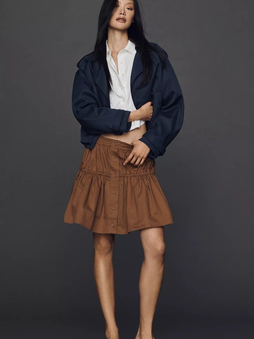 Maeve Buttondown Skirt